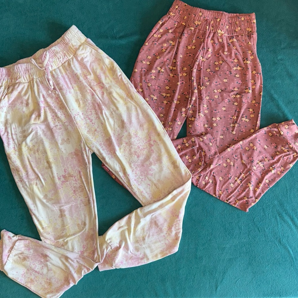 Floral and Tie-Dye Kids Bottoms Set